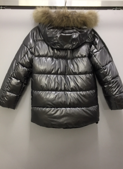 Зимняя тёплая куртка JPLT для мальчика H-209 SILVER | Верхняя одежда для мальчиков