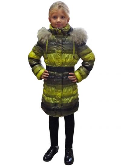 Пальто зимнее с натуральным мехом Lisa Rella для девочки LR12965 | Верхняя одежда для девочек