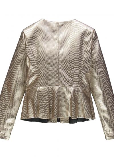 Куртка из искусственной кожи MEK для девочки 201MIAA002-998 | Верхняя одежда для девочек