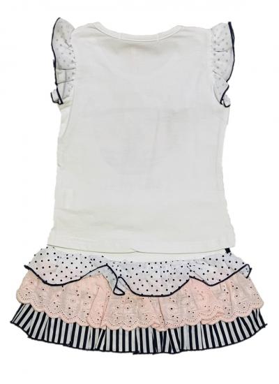 Комплект (юбка, футболка) Miss Glory для девочки S-13001white | Платья, сарафаны, комплекты для девочек