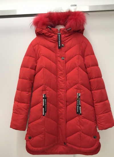 Пальто зимнее с натуральной опушкой R&M Kids для девочки A21492-425 | Верхняя одежда для девочек