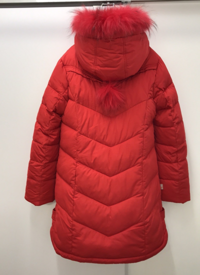 Пальто зимнее с натуральной опушкой R&M Kids для девочки A21492-425 | Верхняя одежда для девочек