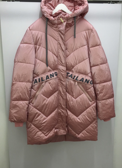 Зимнее розовое пальто TAILANG для девочки HL-666pink | Верхняя одежда для девочек